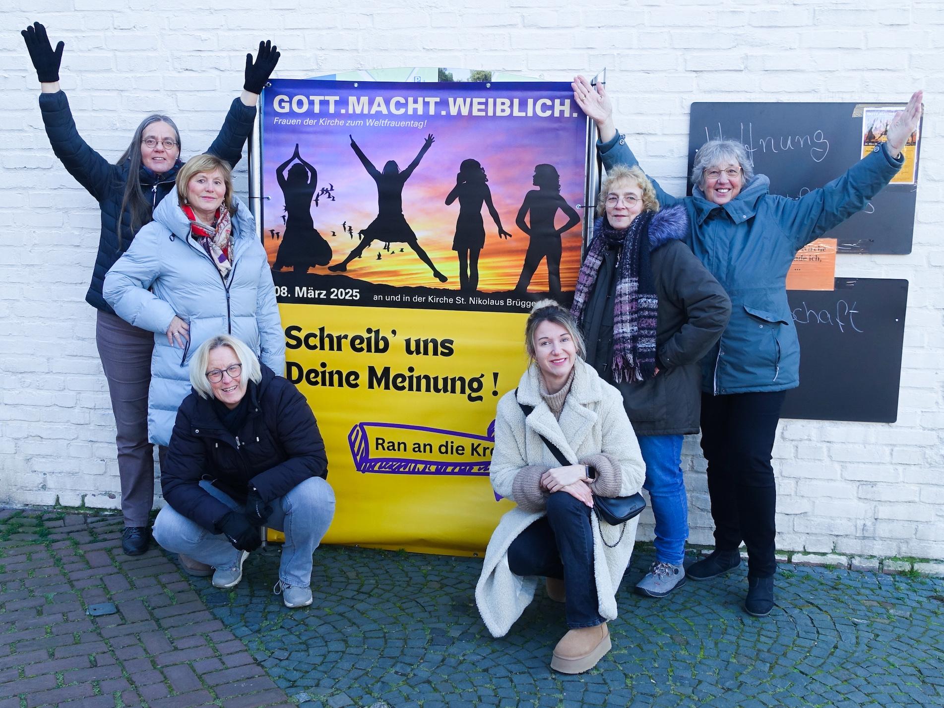 Das Team von links nach rechts: Gemeindereferentin Katrin Hollmann, Monika Wolf, Michaela Bongartz, Luca Bongartz, Beate Schmitz und Ingrid Graw.