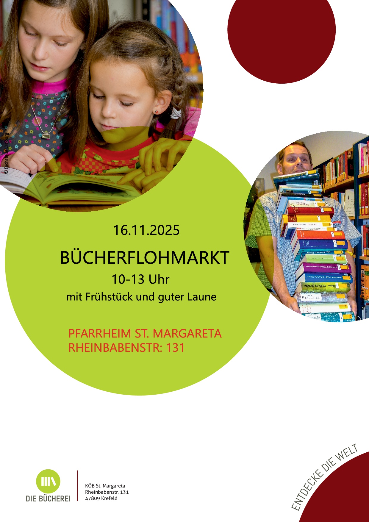 Bücherflohmarkt 16.11.25 (c) KÖB St. Margareta