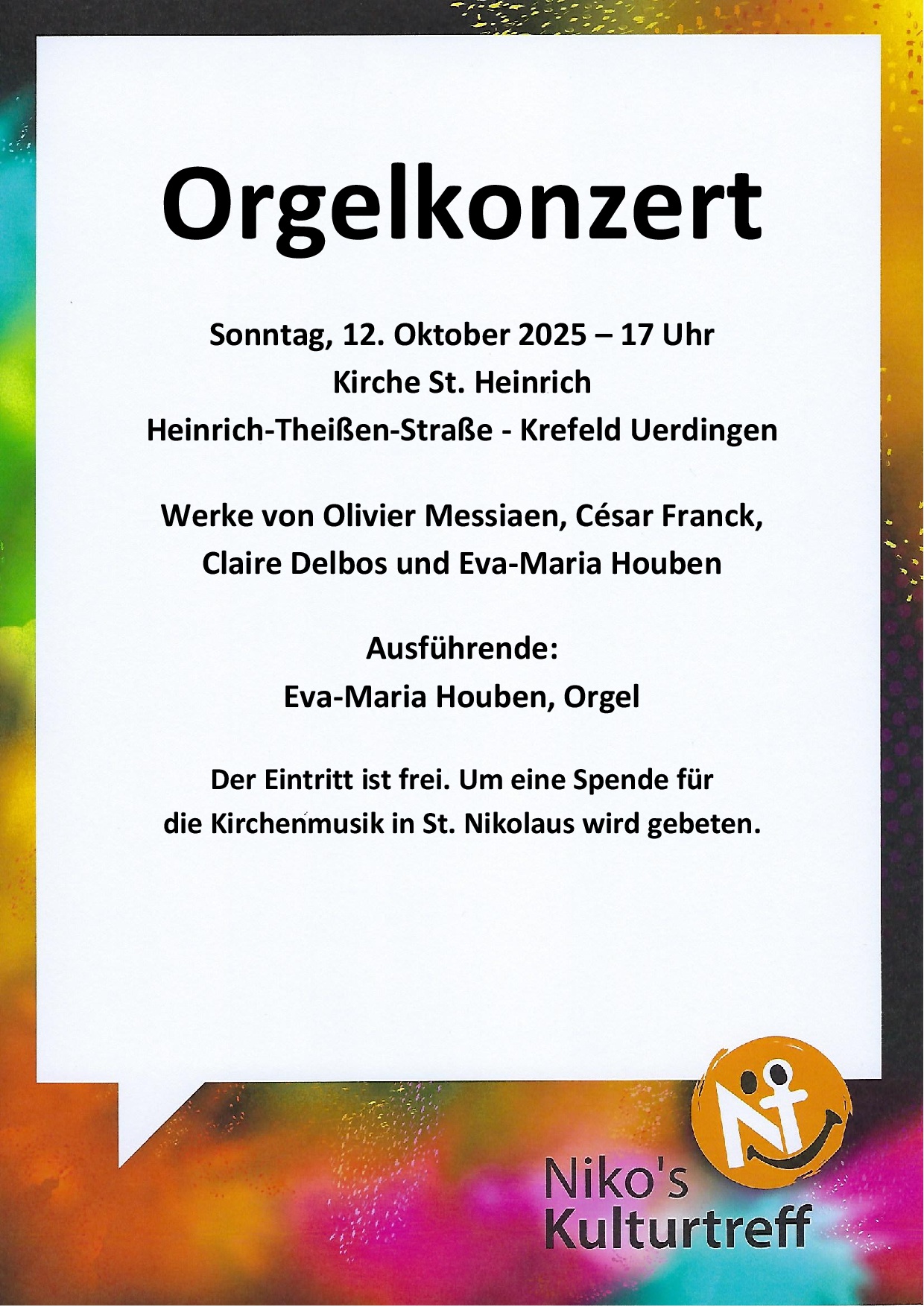 Orgelkonzert St. Heinrich (c) St. Nikolaus
